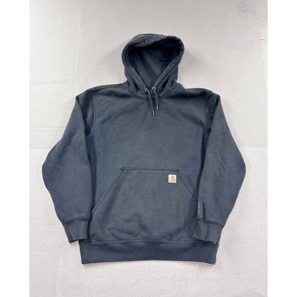 Carhartt Mens Original Fit 100615 Blue Hoodie Medium